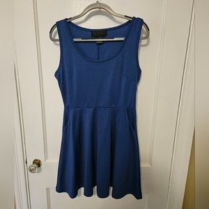 Blue Dress with Pockets
